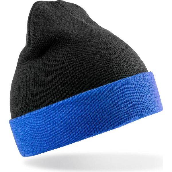 Result Genuine Recycled - Cap "Black Compass"" BC4851 (Taglia Unica) (Nero/Blu Reale)"-image