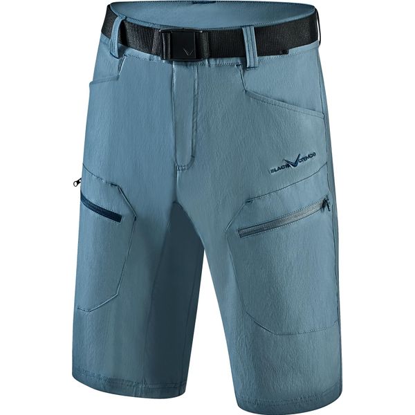 Black Crevice - Pantaloni Corti Da Uomo Per Escursioni E Trekking - Pantaloncini - Pantaloni Outdoor | Colore: Blue Mirage | Taglia: M-image
