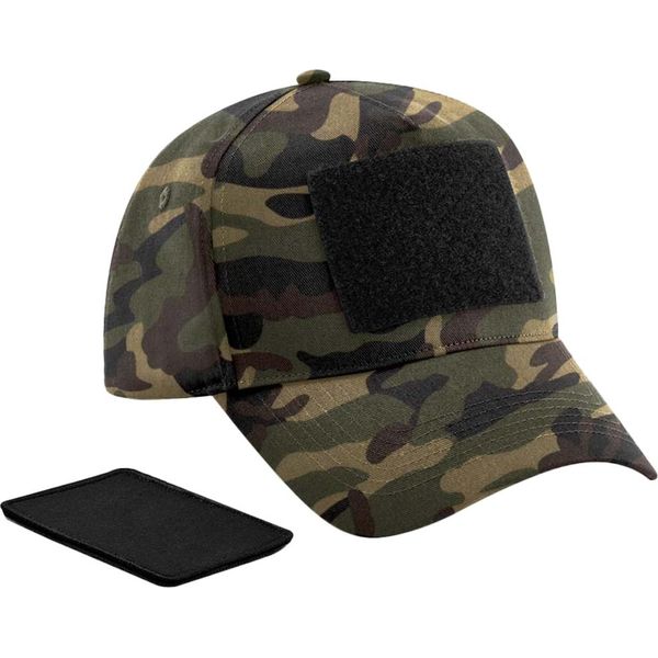 Beechfield - Cappello Da Baseball Con Patch Rimovibile PC4941 (Taglia Unica) (Jungle Camo)-image