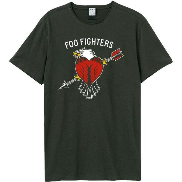 Amplified - Maglietta "Eagle Tattoo"" Per Uomo/Donna Unisex GD626 (3XL) (Charcoal)"-image