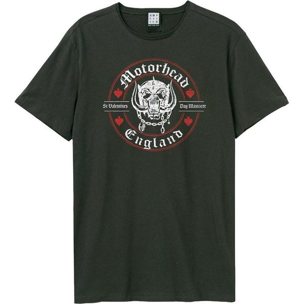 Amplified - Maglietta "St Valentines Day Massacre"" Per Uomo/Donna Unisex GD736 (Xs) (Charcoal)"-image