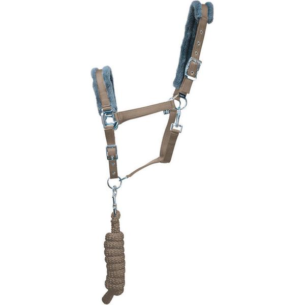 Hy Sport Active - Set Cavezza E Guinzaglio Per Cavallo BZ4705 (Pony) (Sand)-image