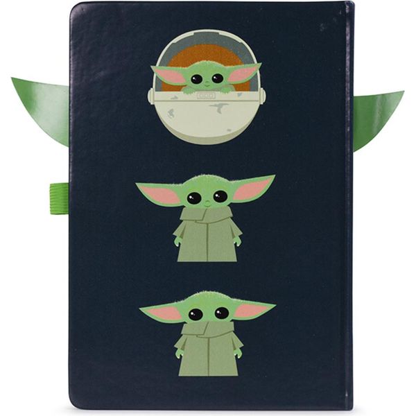 Star Wars: The Mandalorian - Taccuino "Sono Tutto Orecchie"", A5 PM1143 (Taglia Unica) (Blu Navy/Verde)"-image