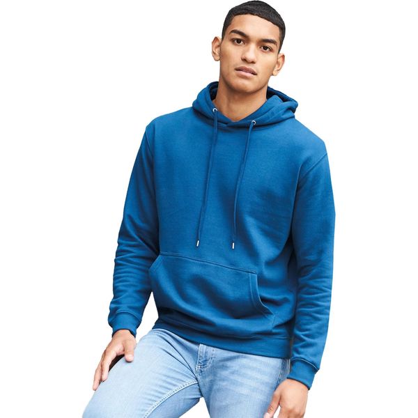 Awdis - Felpa Con Cappuccio, Biologica Per Uomo RW7955 (L) (Blu Inchiostro/Blu)-image