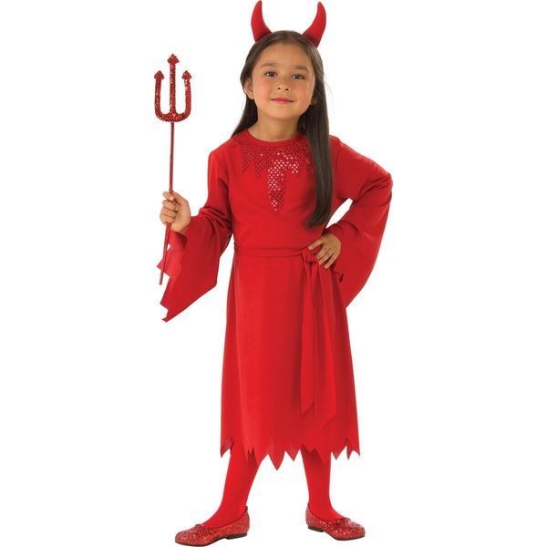 Bristol Novelty - Costume - Ragazze BN4378 (128) (Rosso)-image