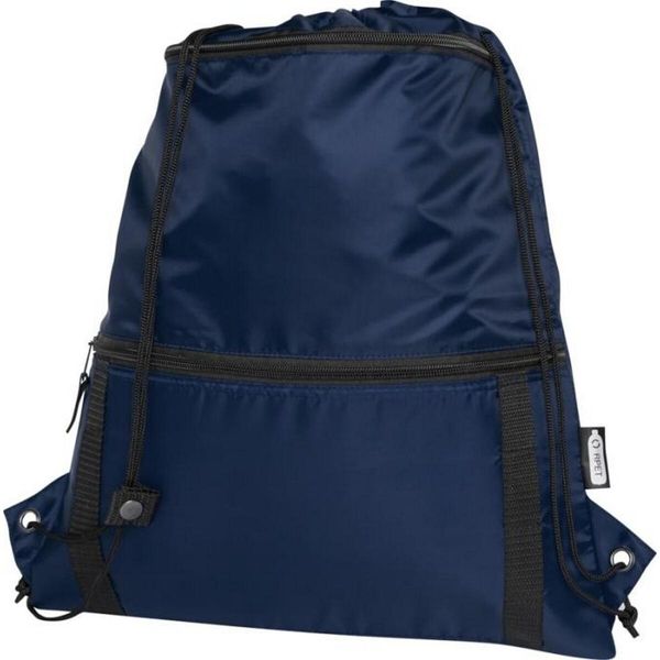Bullet - Borsa Da Ginnastica "Adventure"", Materiale Riciclato PF4015 (Taglia Unica) (Blu Navy)"-image