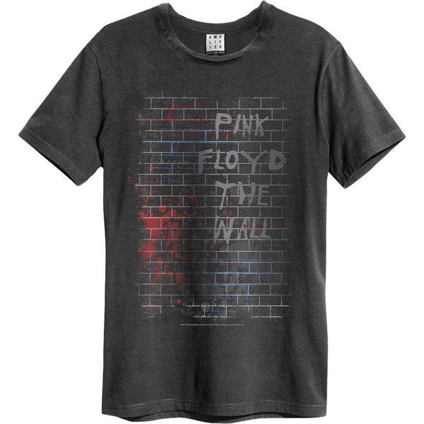 Amplified - Maglietta "The Wall"" Per Uomo/Donna Unisex GD889 (3XL) (Charcoal)"-image