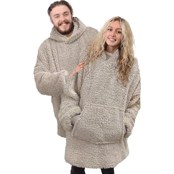 Ribbon - Felpa Con Cappuccio Per Uomo/Donna Unisex RW8349 (Taglia Unica) (Naturale)-image