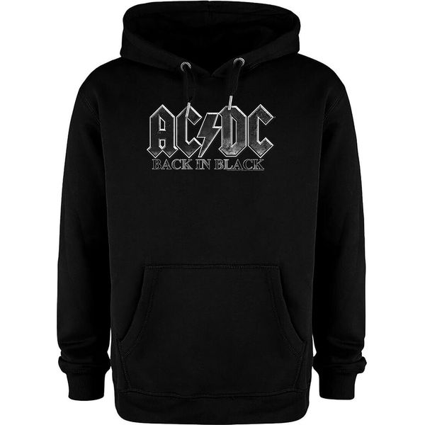 Amplified - Felpa Con Cappuccio "Black In Black"" Per Uomo/Donna Unisex GD973 (L) (Charcoal)"-image