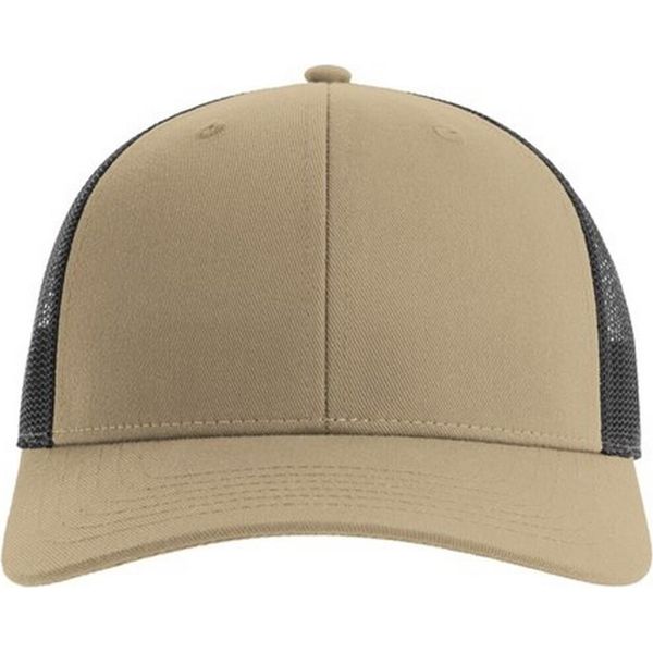 Atlantis - Cappello Trucker "Bryce"" Per Uomo/Donna Unisex AB540 (Taglia Unica) (Khaki/Nero)"-image