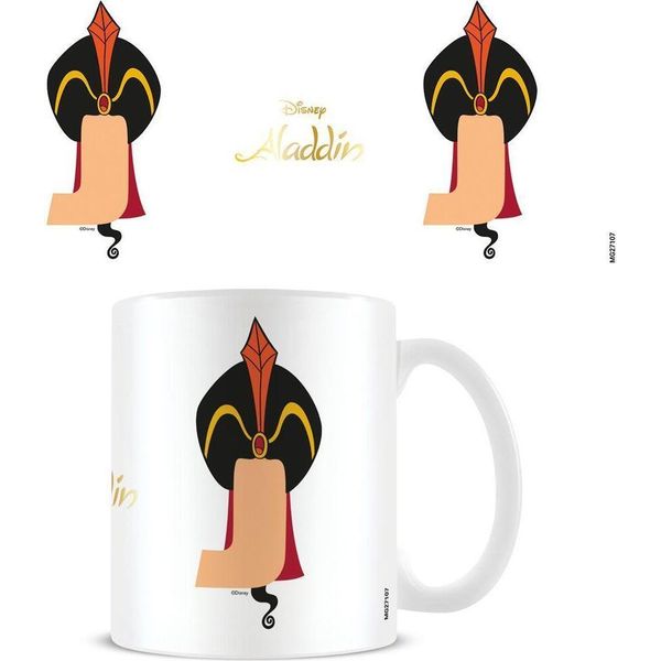 Aladdin - Tazza Da Caffè "J"", Alfabeto PM4585 (Taglia Unica) (Bianco/Nero/Crema)"-image
