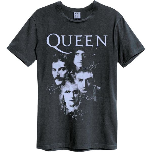 Amplified - Maglietta "Autographs"" Per Uomo/Donna Unisex GD118 (3XL) (Antracite)"-image