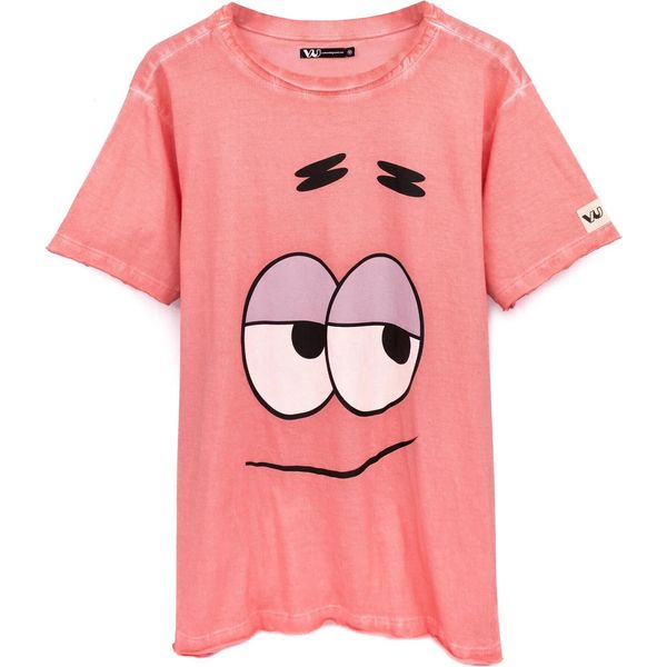 Spongebob Squarepants - Maglietta Da Uomo/Donna Unisex NS6879 (S) (Rosa)-image