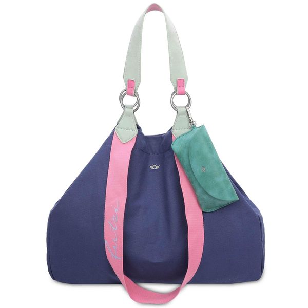 Fritzi Aus PreußEn Borsa A Tracolla Canvas Izzy Bag Navy Blu Scuro-image