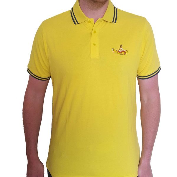 The Beatles - "Yellow Submarine"" Poloshirt FüR Herren/Damen Unisex RO1195 (M) (Gelb)"-image
