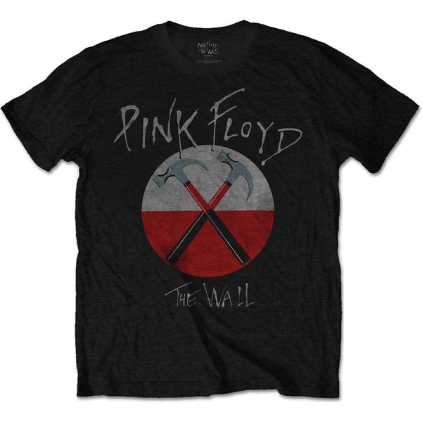 Pink Floyd - Logo Maglietta "The Wall"" Per Uomo/Donna Unisex RO1994 (Xxl) (Nero)"-image
