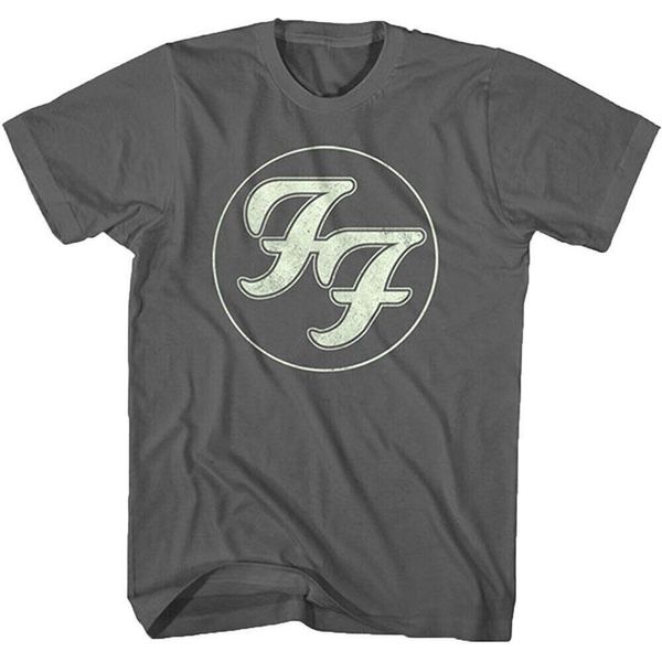 Foo Fighters - Maglietta Soft Haptic Per Uomo/Donna Unisex RO679 (Xl) (Antracite/Oro)-image