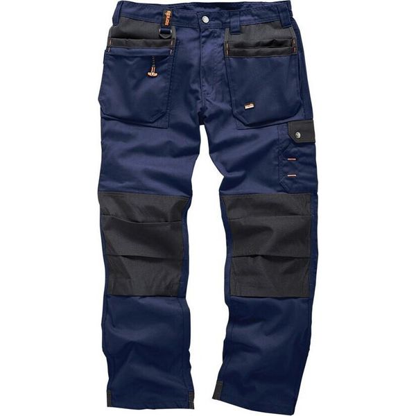 Scruffs - Pantaloni Da Lavoro Da Uomo RW8742 (28R) (Blu Navy)-image