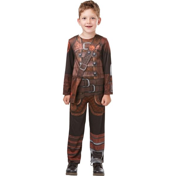 Come Addestrare Il Tuo Drago: Il Mondo Nascosto - Costume '" '""Hiccup"""" - Ragazzi BN4857 (L) (Marrone)"-image