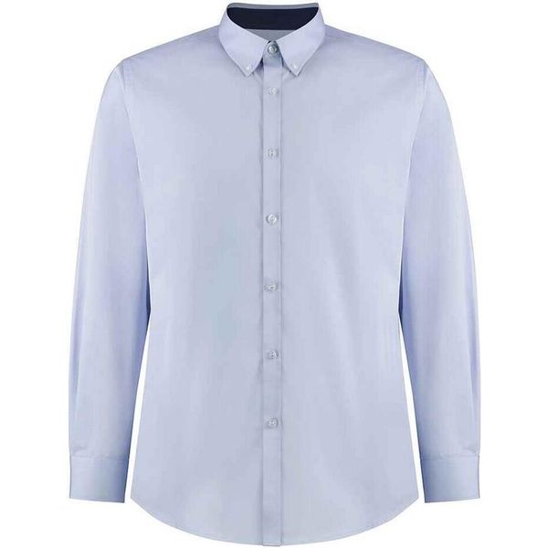 Kustom Kit - Camicia Da Cerimonia "Premium"" Per Uomo PC5252 (L) (Azzurro/Blu Navy)"-image