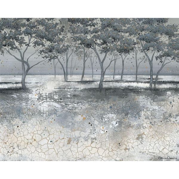 Diane Demirci - Stampa Su Tela Con Cornice PM5451 (40 Cm X 30 Cm) (Grigio/Bianco)-image
