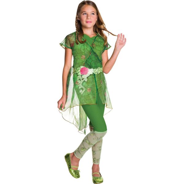 Dc Super Hero Girls - Costume "Deluxe"" ""Poison Ivy"" - Bambini BN5028 (M) (Verde/Rosa)"-image