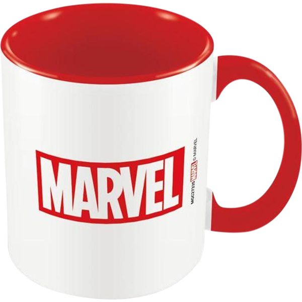 Marvel - Tazza Da Caffè, Interno Bicolore PM5791 (Taglia Unica) (Bianco/Rosso)-image