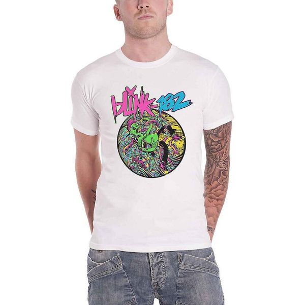 Blink 182 - Maglietta "Overboard Event"" Per Uomo/Donna Unisex RO1892 (Xl) (Bianco)"-image