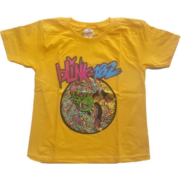 Blink 182 - Maglietta "Overboard Event"" Per Bambini RO1893 (146-152) (Gelb)"-image