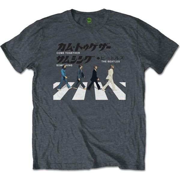 The Beatles - Maglietta "Abbey Road"" Per Uomo/Donna Unisex RO2054 (Xxl) (Grigio Screziato)"-image