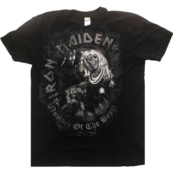 Iron Maiden - Maglietta "Number Of The Beast"" Per Bambini RO481 (92) (Nero)"-image