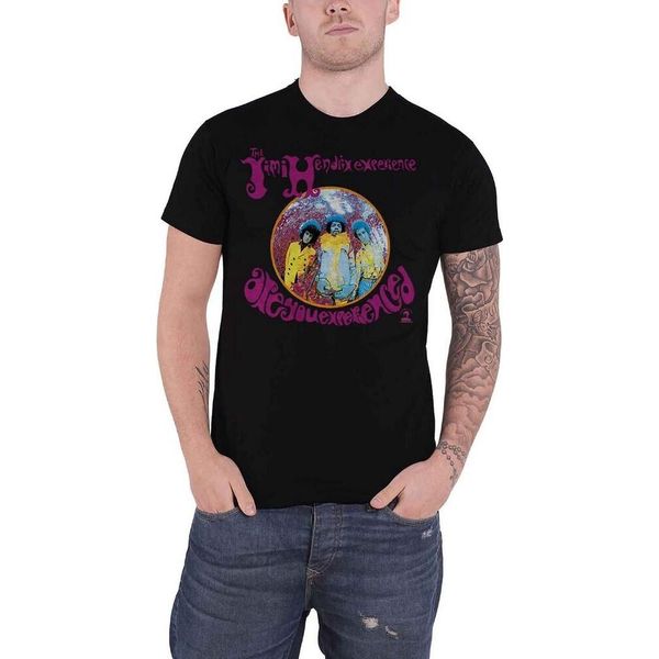 Jimi Hendrix - "Are You Experienced?"" Maglietta Da Uomo/Donna Unisex RO2442 (Xxl) (Nero)"-image