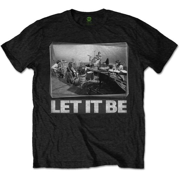 The Beatles - Maglietta "Let It Be Studio"" Per Uomo/Donna Unisex RO1347 (Xl) (Nero)"-image