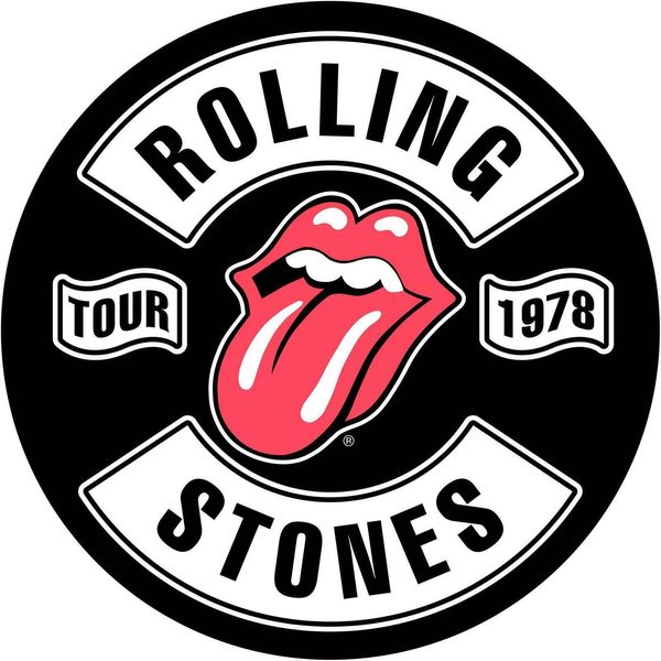 The Rolling Stones - Toppa "Tour 1978"" RO160 (Taglia Unica) (Bianco/Nero/Rosso)"-image