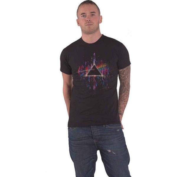 Pink Floyd - Maglietta "Dark Side Of The Moon"" Per Uomo/Donna Unisex RO1809 (Xl) (Nero/Rosa)"-image