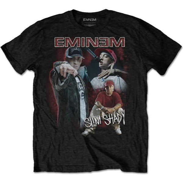 Eminem - Maglietta "Shady Homage"" Per Uomo/Donna Unisex RO2258 (Xl) (Nero)"-image