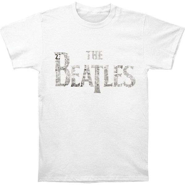 The Beatles - Maglietta Da Uomo/Donna Unisex RO330 (Xl) (Bianco)-image