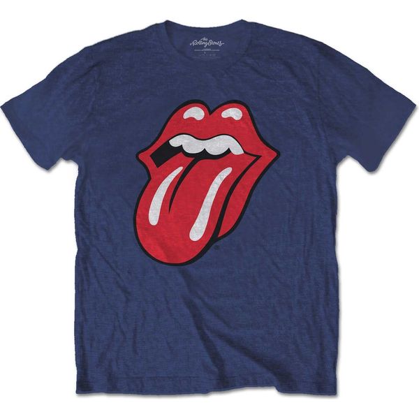 The Rolling Stones - Maglietta "Classic"" Per Bambini RO123 (128) (Blu Navy)"-image