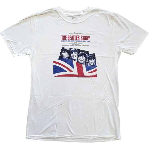 The Beatles - Maglietta "Story"" Per Uomo/Donna Unisex RO356 (Xxl) (Bianco)"-image
