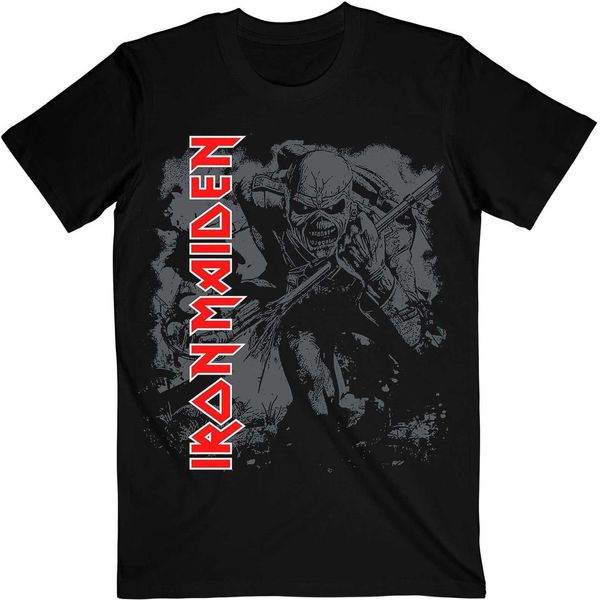 Iron Maiden - Maglietta "Hi-Contrast Trooper"" Per Uomo/Donna Unisex RO408 (S) (Nero)"-image