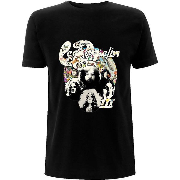 Led Zeppelin - Maglietta "Photo Iii"" Per Uomo/Donna Unisex RO1525 (Xxl) (Nero)"-image