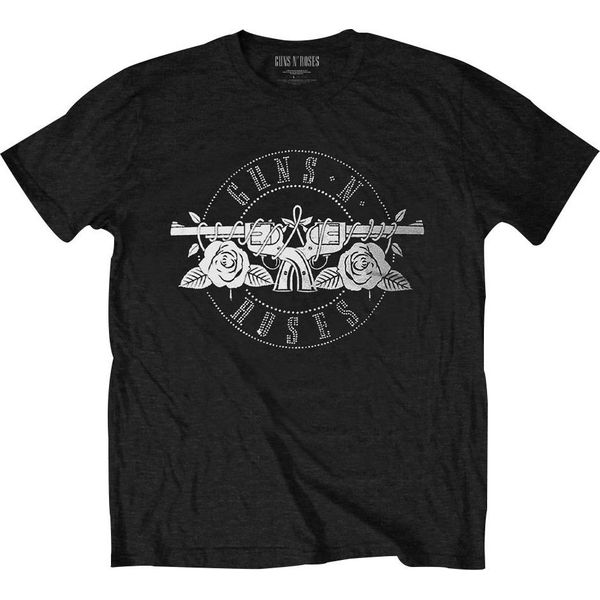 Guns N Roses - Maglietta Logo Per Uomo/Donna Unisex RO388 (S) (Nero)-image