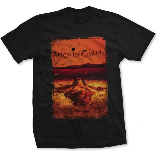 Alice In Chains - Maglietta "Dirt"" Per Uomo/Donna Unisex RO752 (S) (Nero)"-image