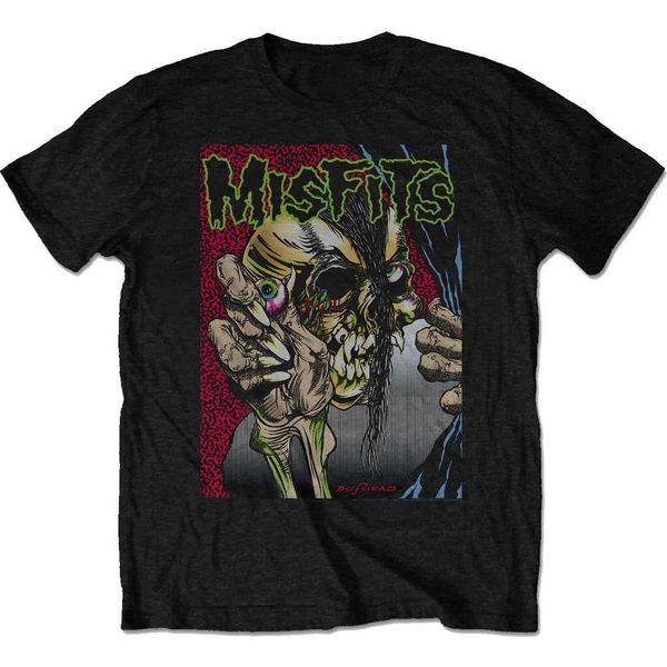 Misfits - Maglietta "Pushead"" Per Uomo/Donna Unisex RO2249 (Xl) (Nero)"-image