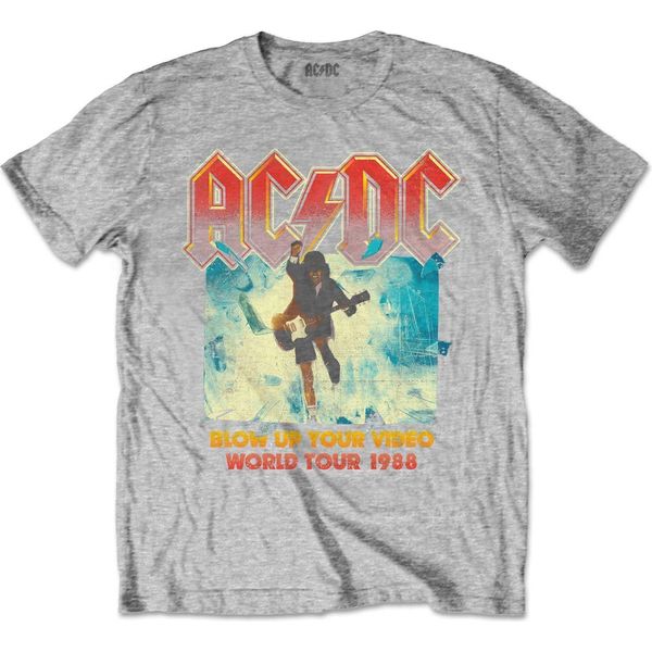 Ac/Dc - Maglietta "Blow Up Your Video"" Per Bambini RO136 (104) (Grigio)"-image