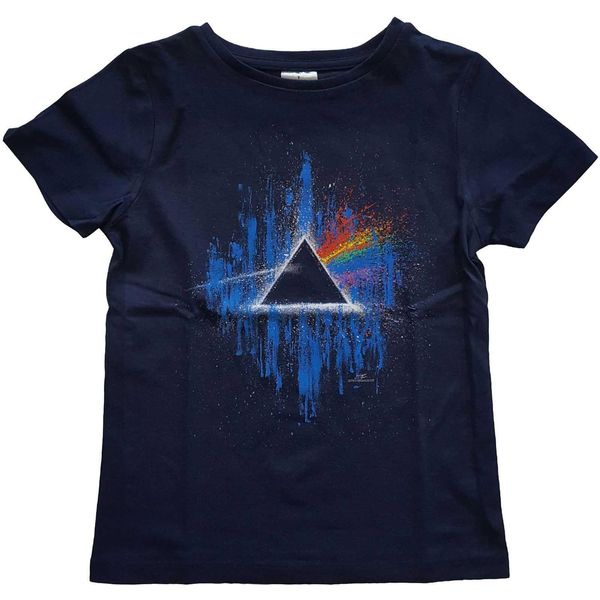 Pink Floyd - Maglietta "Dark Side Of The Moon"" Per Bambini RO641 (146-152) (Marineblau)"-image