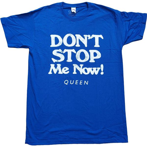 Queen - Maglietta "Don't Stop Me Now"" Per Uomo/Donna Unisex RO591 (M) (Blu)"-image