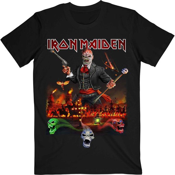 Iron Maiden - Maglietta "Legacy Of The Beast Live Album"" Per Uomo/Donna Unisex RO949 (L) (Nero)"-image