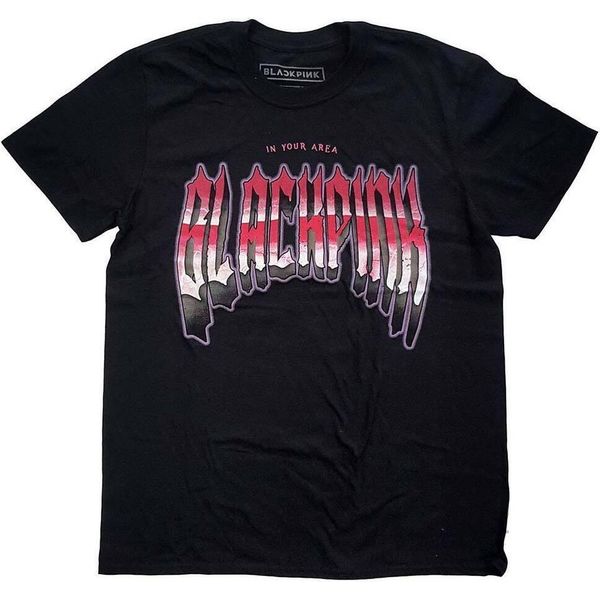 Blackpink - Maglietta Uomo/Donna Unisex RO611 (L) (Nero)-image