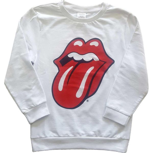 The Rolling Stones - Felpa "Classic"" Per Bambini RO652 (128) (Weiß)"-image